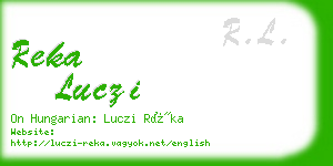 reka luczi business card